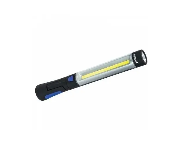 Lanterna reincarcabila 3w COB LED + 3W LED, alimentator USB pentru 230v si 12v DEDRA