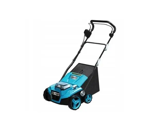 Masina de tuns iarba Dedra DED7196V, 2x18V Li-ion, acumulatori neinclusi, motor fara perii, sac colector 45 L, 38 cm, SAS+ALL
