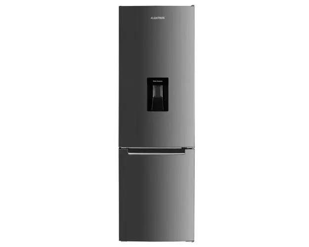 Combina Frigorifica Albatros CFXD395E, 313 L, Termostat reglabil, 3 sertare la congelator, Clasa E, H 186 cm (Argintiu)