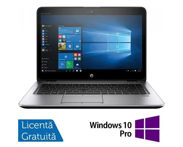 Laptop Refurbished HP EliteBook 840 G4, Intel Core i7-7600U 2.80GHz, 8GB DDR4, 512GB SSD, 14 Inch Full HD, Webcam + Windows 10 Pro