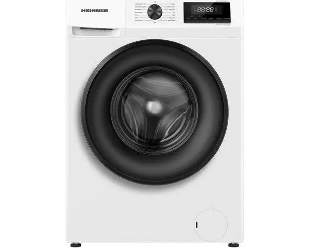 Masina de spalat rufe Heinner HWM-H6010IVSMC+++, 6 kg, 1000 rpm, Motor Inverter, Display digital,blocare acces copii (Alb)