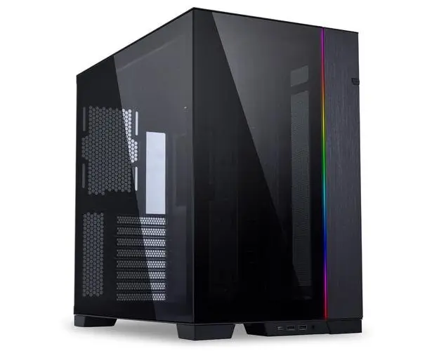 Carcasa Lian Li O11 Dynamic EVO, Tempered Glass, Mid-Tower, fara sursa, Negru