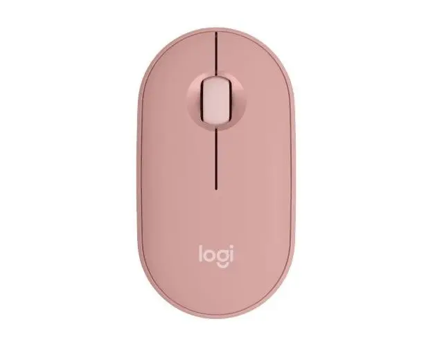 Mouse wireless Logitech Pebble 2 M350s, bluetooth, dongleless, Roz