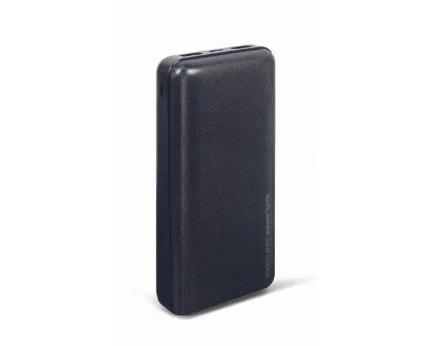 Acumulator Extern Gembird PB20-02, 20000 mAh, 12W (Negru)