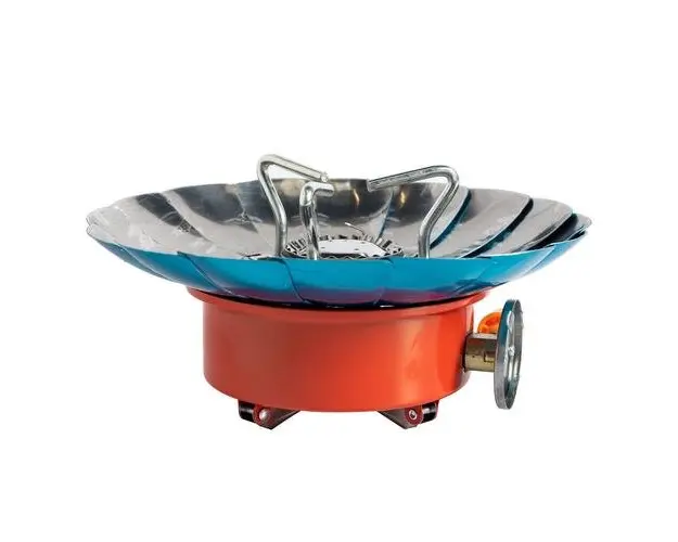 Aragaz camping, Micul Fermier, pliabil, 2800 W, un arzator, aprindere piezo-electrica, 205x100 mm