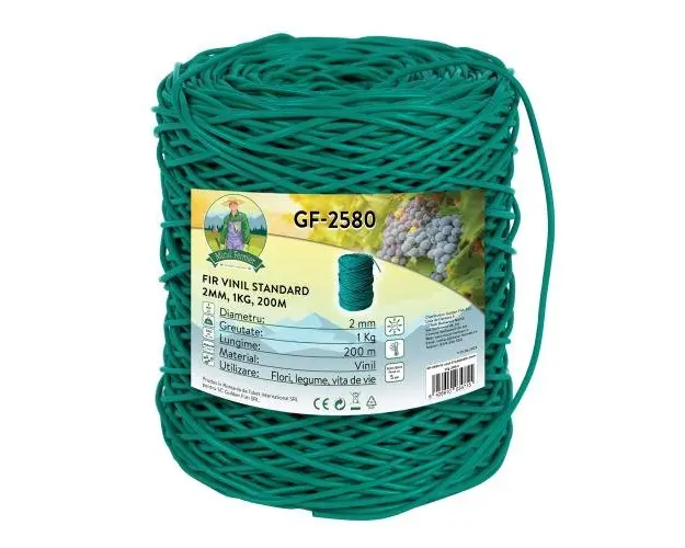 Fir vinil Micul Fermier GF-2580, Standard, diametru 2 mm, 1 kg, lungime 200 m