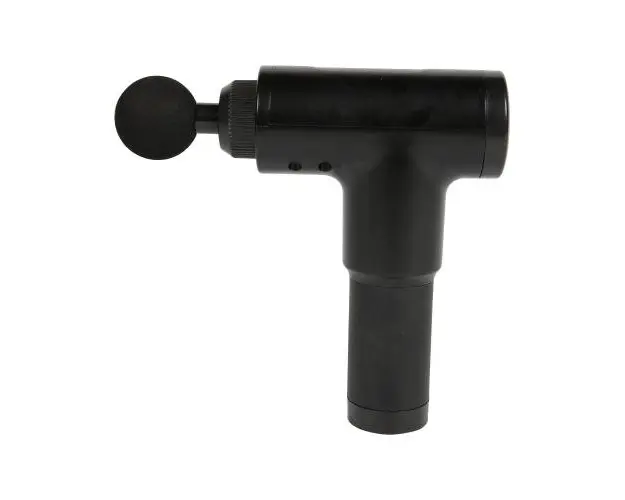 Aparat de Masaj Profesional cu Vibromasaj, portabil cu acumulator 8,4V inclus, 4 capete interschimbabile, 6 Trepte de viteza Putere 24W, Model 2020 + Aparat de masaj extensibil pentru spate