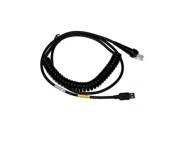 Cablu USB Honeywell, spiralat, 3m, Negru