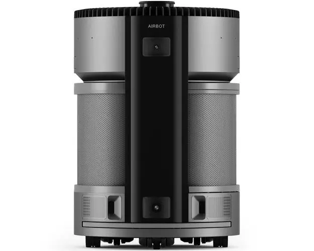 Robot de purificare a aerului Ecovacs AIRBOT Z1, Tehnologie AIVI™ 3D, cartografiere si navigare 3D inteligente cu TrueMapping 2.0, filtru HEPA, Igienizare UV, Camera Starlight 960P HD, Asistent vocal YIKO, design Jacob Jensesn, baterie Li-Ion 5200mAh