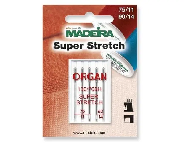 Set 5 ace de cusut, finete 75-90, materiale foarte elastice Madeira 9458