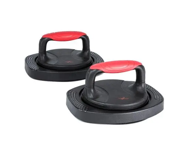 Set manere pentru flotari, VINE FITNESS, Negru