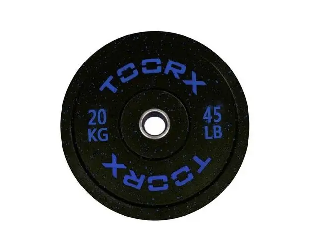 Disc olimpic TOORX 20 Kg, Diametru orificiu 50 mm, Negru