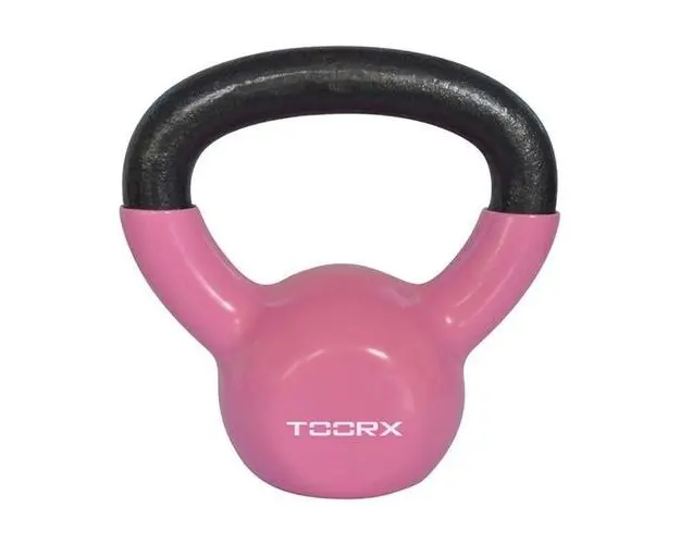 Kettlebell vinil TOORX, 4 kg, Roz