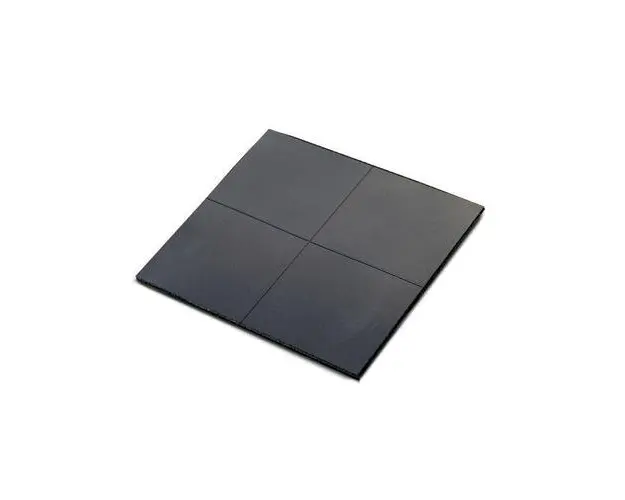 Protectie pardoseala aparat fitness TOORX PANT-04, Dimensiuni 100 x 100 x 2 cm, Negru