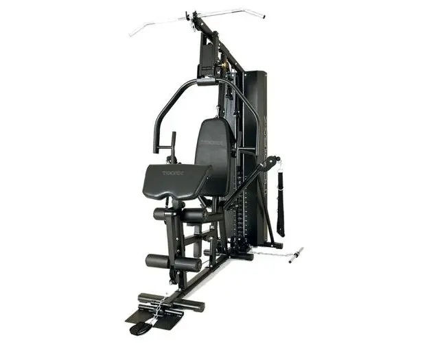 Aparat multifunctional TOORX MSX-300, Greutate maxima utilizator 150 Kg, Bloc de greutati de 100 Kg (Negru)