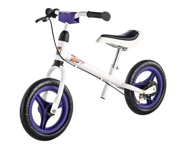 Bicicleta fara pedale Speedy Kettler, 12,5inch, Pablo, Alb-mov