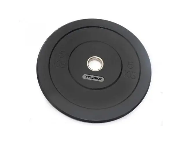 Disc TOORX 5 Kg, Diametru orificiu 50 mm, Negru