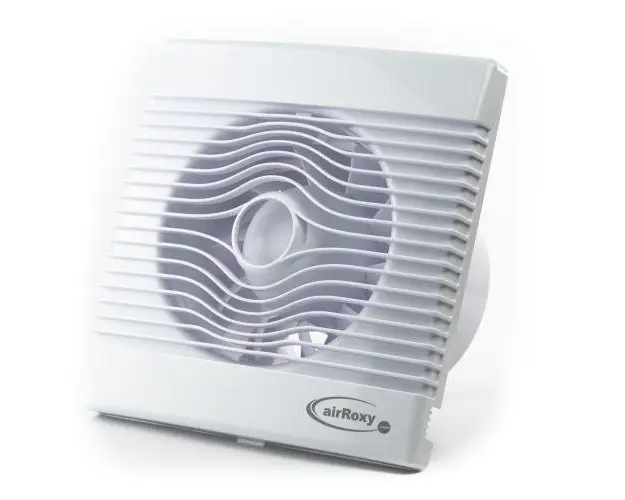 Ventilator baie pRemium Ø 120 TS, Debit 158 mc/h, Timer, Alb