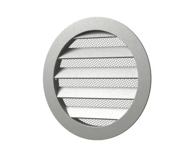 Grila ventilatie rotunda Ø315mm, exterior Ø350mm, Aluminiu