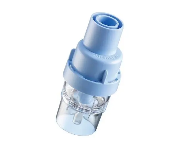 Pahar de nebulizare Philips Respironics cu tehnologie Sidestream, reutilizabil, 1201, Transparent/ Albastru