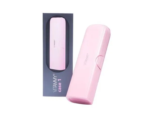 Husa de protectie Vitammy Case 1, dedicata periutelor de dinti electrice Vitammy: Aurum, Pearl+, Platinum, Symphony si Smils, Roz