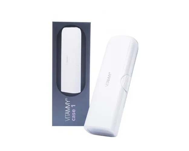 Husa de protectie Vitammy Case 1, dedicata periutelor de dinti electrice Vitammy: Aurum, Pearl+, Platinum, Symphony si Smils, Alb