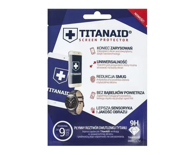Folie de protectie Titanaid tip gel, pentru telefoane, universala