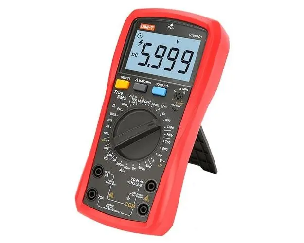 Multimetru digital, true rms,183 x 88 x 56 mm, ut890d+, uni-t