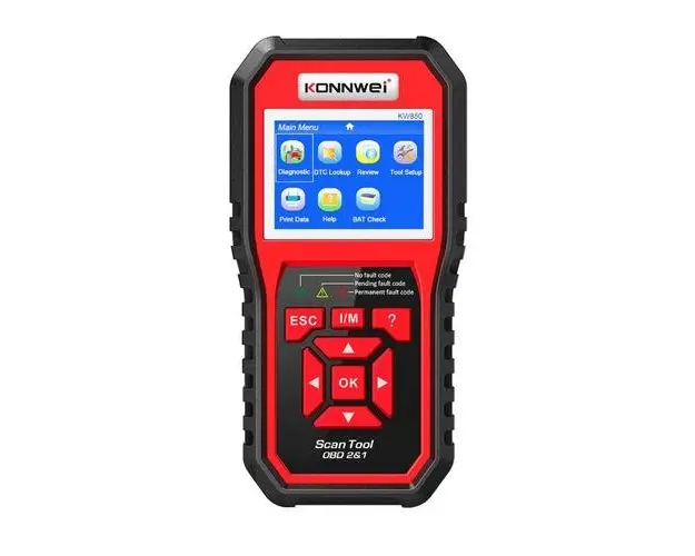 Diagnoza autoturisme, Tester auto Konnwei KW850