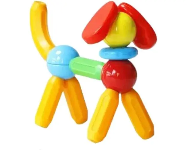 Set de constructie magnetic STICK 26 piese MAGPLAYER
