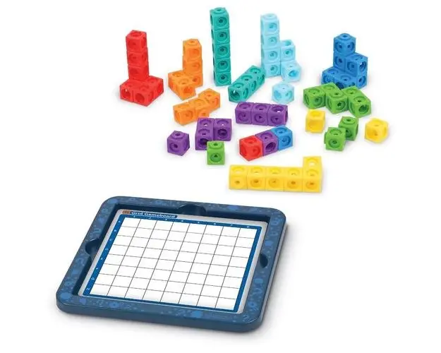 Joc de logica MathLink® cu 64 cuburi Learning Resources
