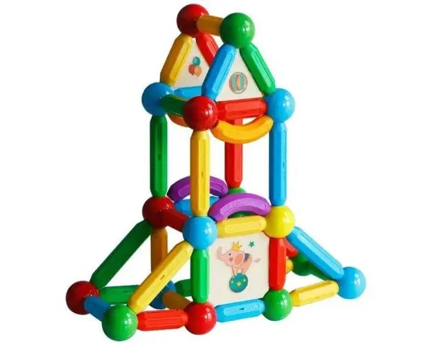 Set de constructie magnetic STICK 103 piese MAGPLAYER