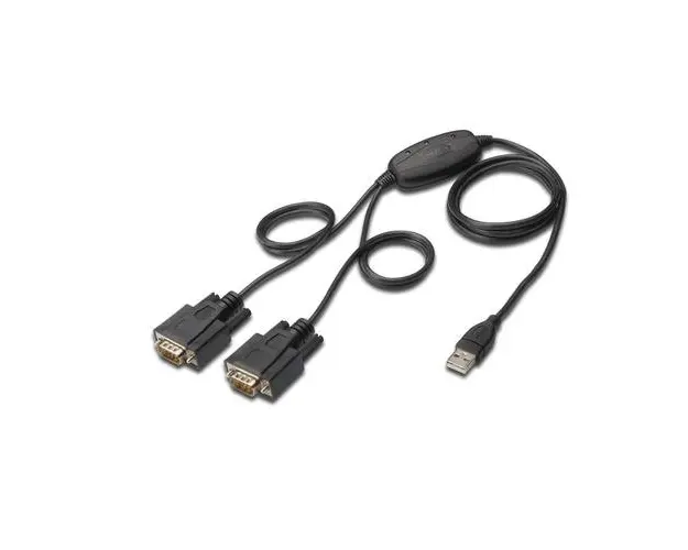Adaptor, Digitus, USB/RS232, Negru