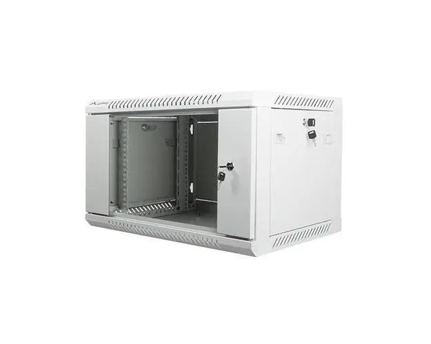 Dulap metalic montat pe perete Lanberg , 6U , 600x450mm , 19 ” , Gri