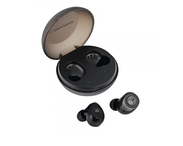 Casti True Wireless Esperanza Cetus 95834, Bluetooth, Microfon (Negru)