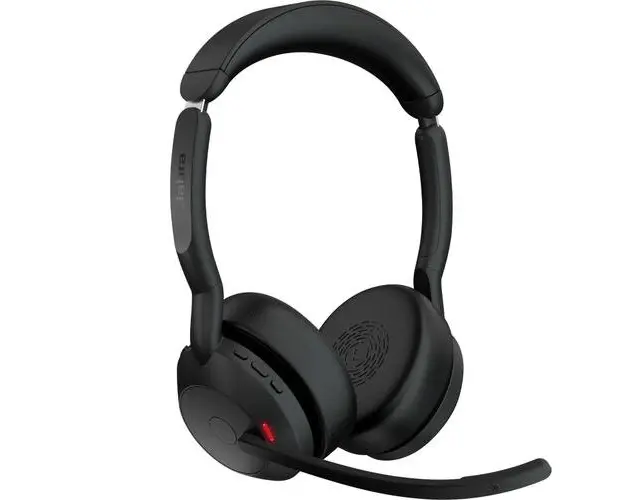 Casti Call Center Wireless cu microfon Jabra Evolve2 55, USB-C (Negru)