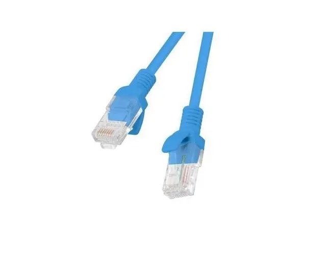 Cablu lanberg patchcord rj45 cat. 5e utp 3m, Albastru