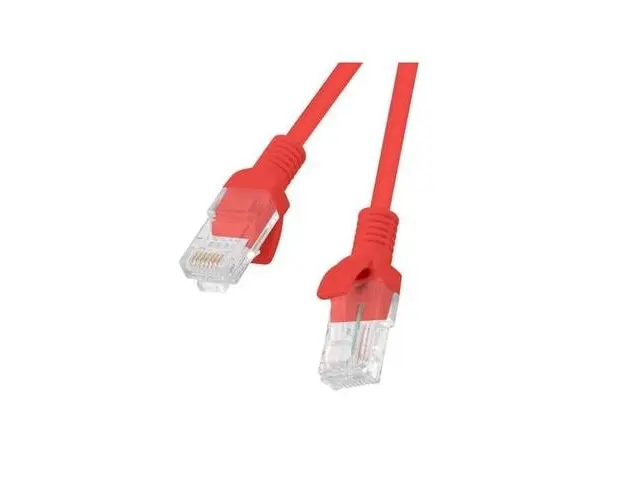Cablu lanberg patchcord rj45 cat. 5e utp 2m, Rosu