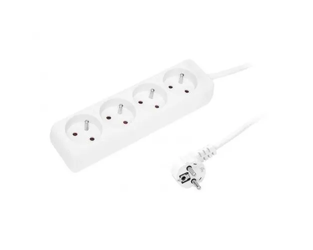 Prelungitor cu 4 prize PR-470P, Blow, 3 m (Alb)