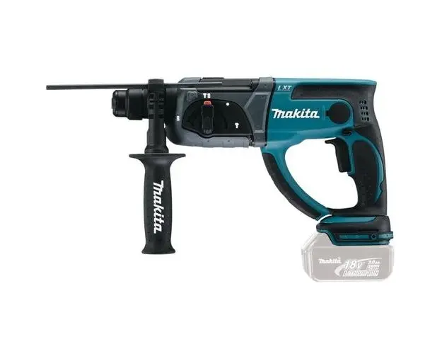 Ciocan rotopercutor pe acumulator Makita DHR202Z, 18 V, 1.9 J, 4000 percutii/min, 1100 RPM, 20 mm capacitate maxima gaurire, fara acumulator/incarcator