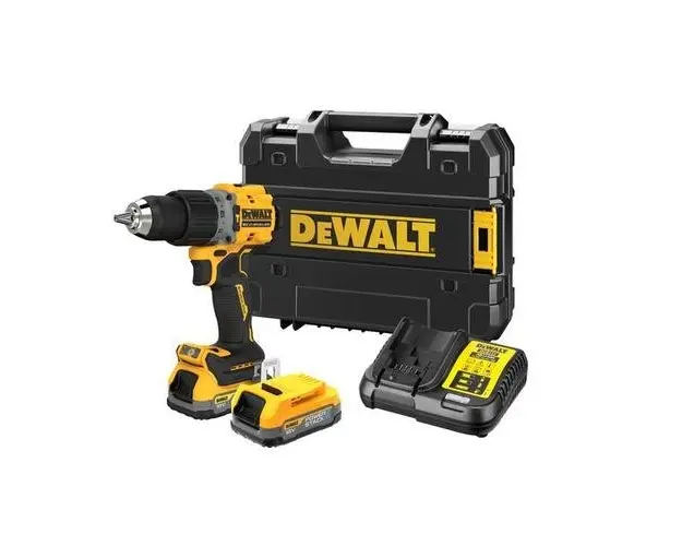 Masina de gaurit, DeWalt, Fara fir, Negru/Galben
