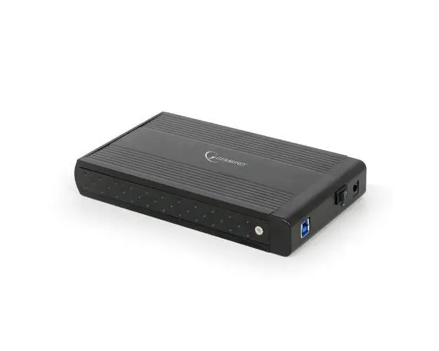 Carcasa de protectie pentru hdd extern Gembird SATA USB 3.0 ,3.5'' (Negru)