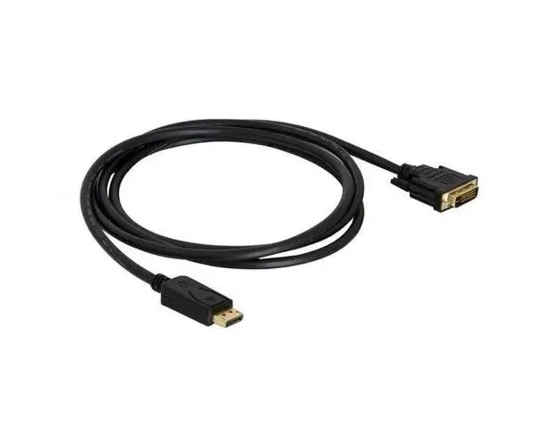 Cablu Lanberg DisplayPort la DVI, lungime 1 m CA-DPDV-10CU-0010-BK