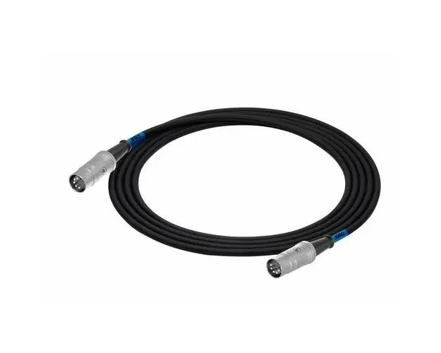 Cablu MIDI SSQ, 5 pini, 5 m, Negru