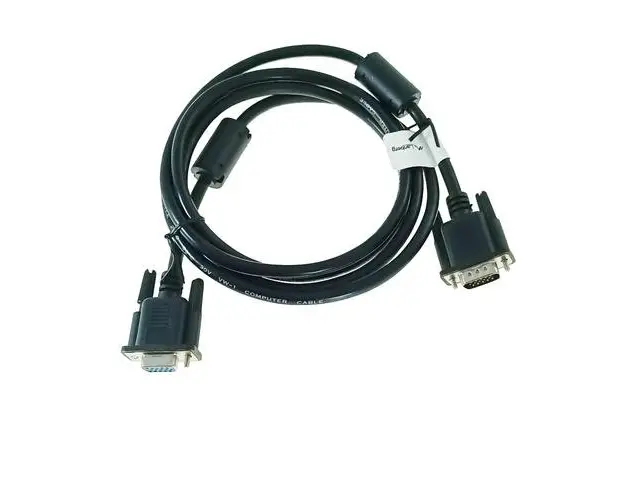 Cablu prelungitor VGA tata-mama, lungime 1.8m, Lanberg 41391, ecranare dubla si miez ferita, Negru