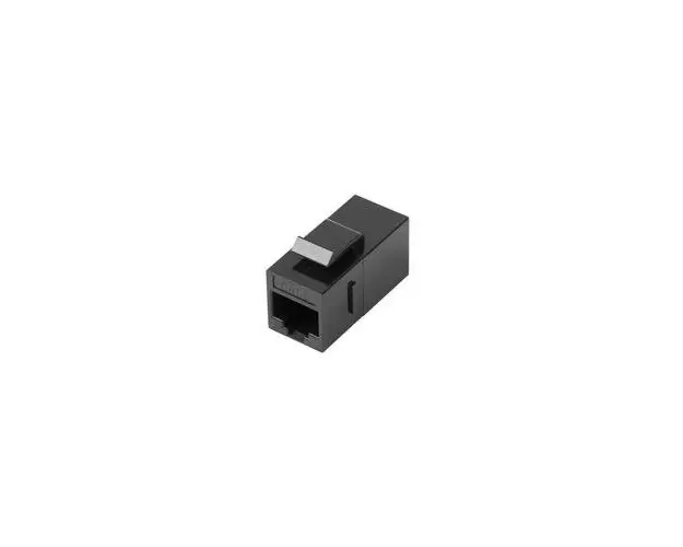 Cuplaj modular, Lanberg, Feed/Thru Keystone RJ45->RJ45 UTP cat6, Negru