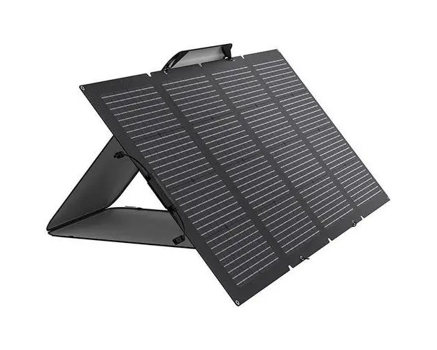 Panou solar fotovoltaic portabil EcoFlow, bifacial, pliabil, 220W, IP68