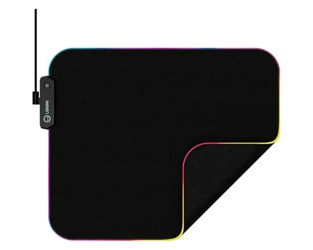 Mousepad gaming Lorgar Steller 913 RGB 360x300, Negru