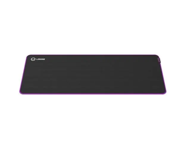 Mousepad gaming Lorgar Main 319 900x360, Negru/Mov