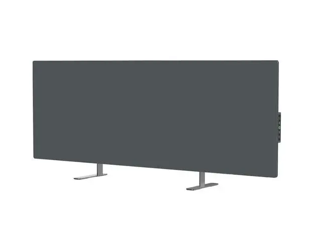 Convector electric de podea/perete AENO AGH0005S, Ecran LED, 700 W, Wi-Fi, Infrarosu, Gri